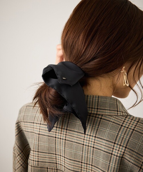 ROPE' PICNIC（ロペ ピクニック） ヘアゴム チャーム付きサテン