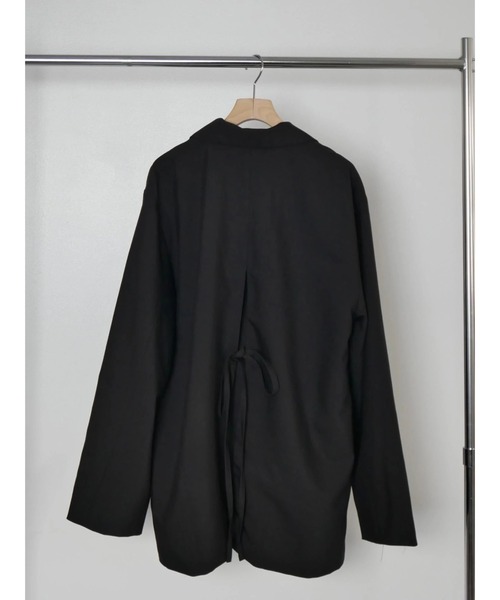 TRUNC ジャケット テーラードジャケット Back Slit Ribbon Jacket