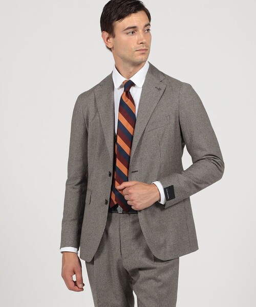 タリアトーレ ウール 2Bシングルテーラードスーツ セットアップ ブラック　46 タリアトーレ ウール 2Bシングルテーラードスーツ セットアップ