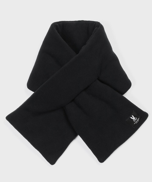 Creek マフラー フリース ブラック Psycho Bunny（サイコバニー） マフラー フリース 差し込みマフラー