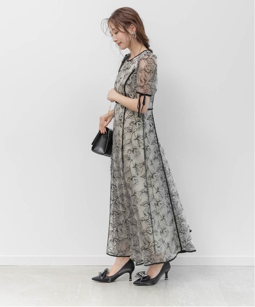 RANDA（ランダ） ワンピース エンブロイダリーチュールパイピング