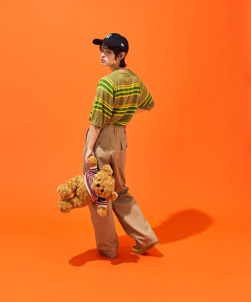 「TOWNCRAFT」 半袖ニット MEDIUM ブラック メンズ_画像9