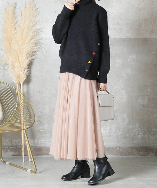 CLOVER DEPOT（クローバーデポ） ロング スカート チュールフレア