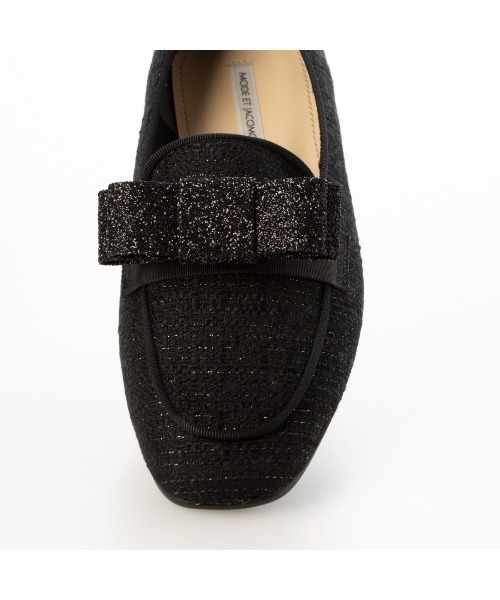 「Mode et Jacomo」 シューズ 22.5cm ネイビー レディース_画像6