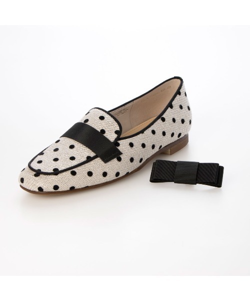 「Mode et Jacomo」 シューズ 22.5cm ネイビー レディース_画像8