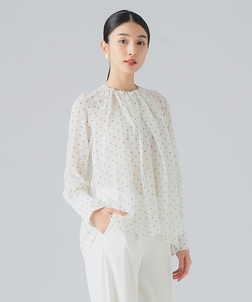 EFFE BEAMS（エッフェ ビームス） ブラウス シャツ グリッター ドット