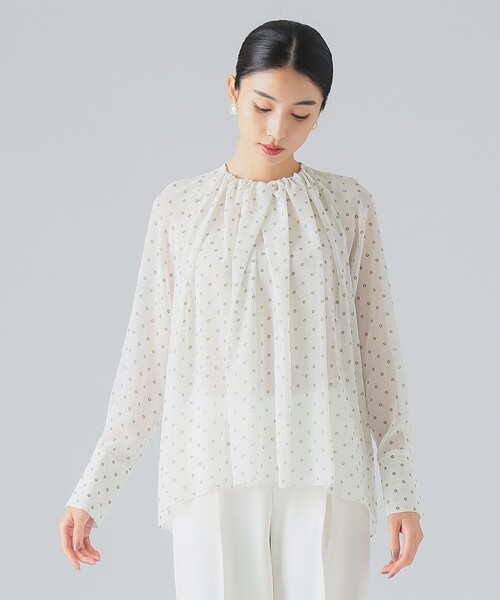 EFFE BEAMS（エッフェ ビームス） ブラウス シャツ グリッター ドット