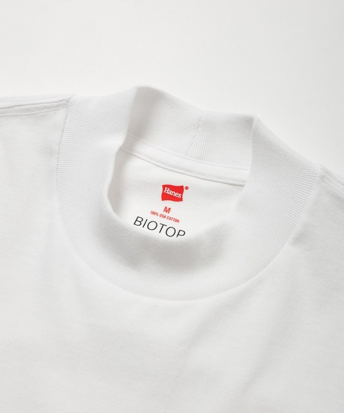 「BIOTOP」 半袖Tシャツ L ホワイト系その他 メンズ_画像5