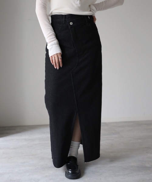 YENNA デニムスカート 「 YENNA Original Jeans 」クロスデザイン