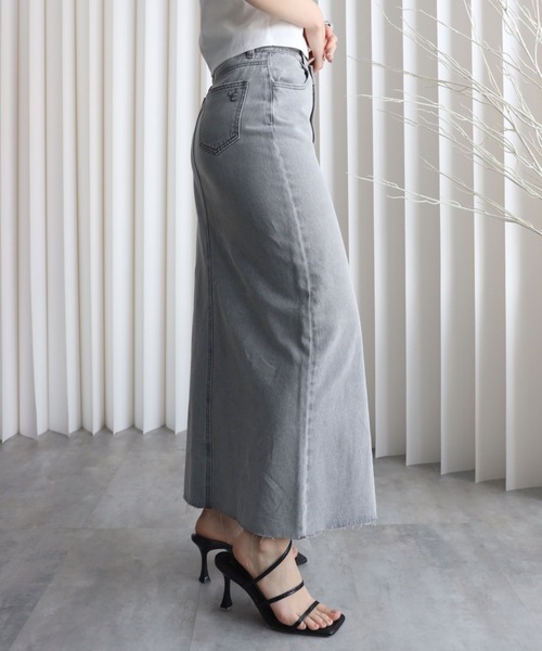 YENNA デニムスカート 「 YENNA Original Jeans 」クロスデザイン