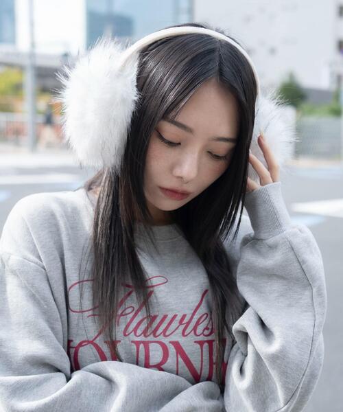 GUCCIイヤーマフ グレー耳当て 楽天市場】グッチ GUCCI イヤーマフ 耳あて シマ ホワイト系 ラビット