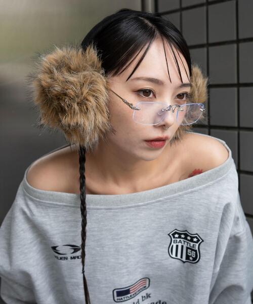 WEGO（ウィゴー） 耳当て イヤーマフ WEGO/ボリュームMIXファー