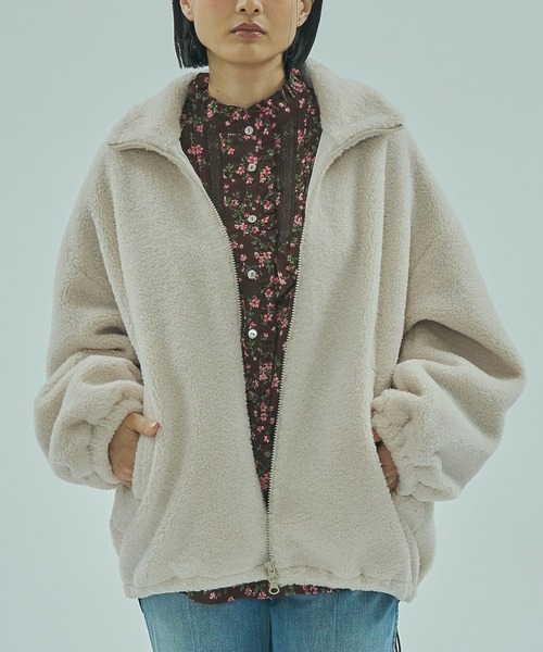 ROSE BUD（ローズバッド） コート アウター ZIP-UP BOA JACKET