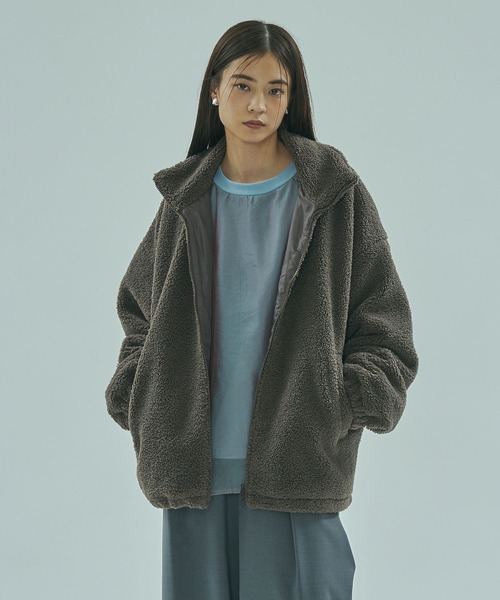 ROSE BUD（ローズバッド） コート アウター ZIP-UP BOA JACKET