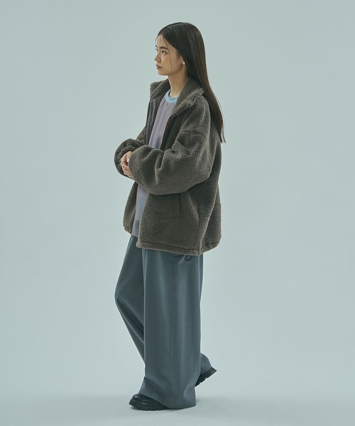 ROSE BUD（ローズバッド） コート アウター ZIP-UP BOA JACKET