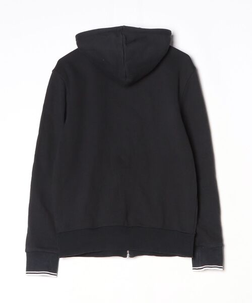 「FRED PERRY」 ジップアップパーカー M ブラック レディース_画像2