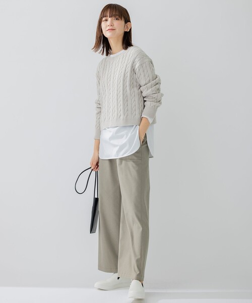 23区（ニジュウサンク） 長袖ニット 38 ネイビー レディース