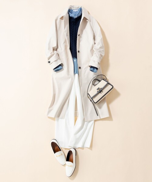 23区（ニジュウサンク） 長袖ニット 38 ネイビー レディース