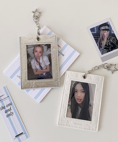 LYEON（リヨン） カードケース 推し活トレカホルダー/スター型押し