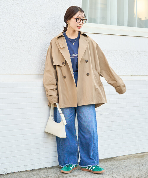 FREAK'S STORE（フリークスストア） トレンチコート フリ- ナチュラル