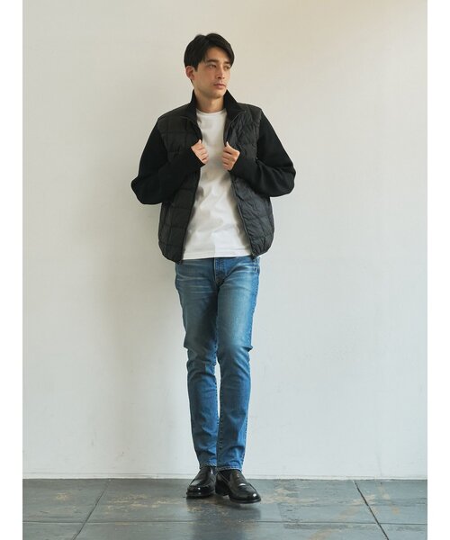 TAION（タイオン） セーター ニット HI NECK DOWN JK SLEEVE KNIT