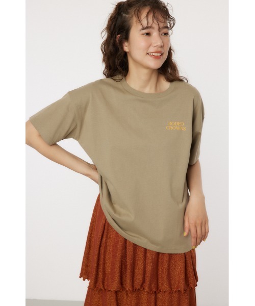 「RODEO CROWNS WIDE BOWL」 半袖Tシャツ FREE ライトイエロー レディース_画像9