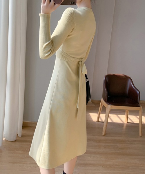 「Miniministore」 ニットワンピース フリー ブラック レディース_画像9