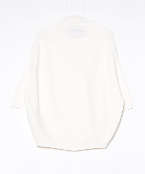 「EFFE BEAMS」 7分袖ニット ONE SIZE ホワイト レディース_画像2