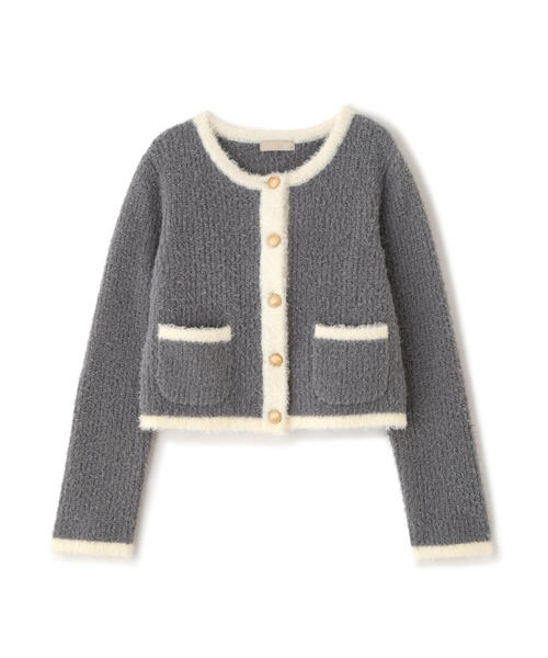 FREE'S MART（フリーズマート） ニット セーター 金ボタンバイカラー