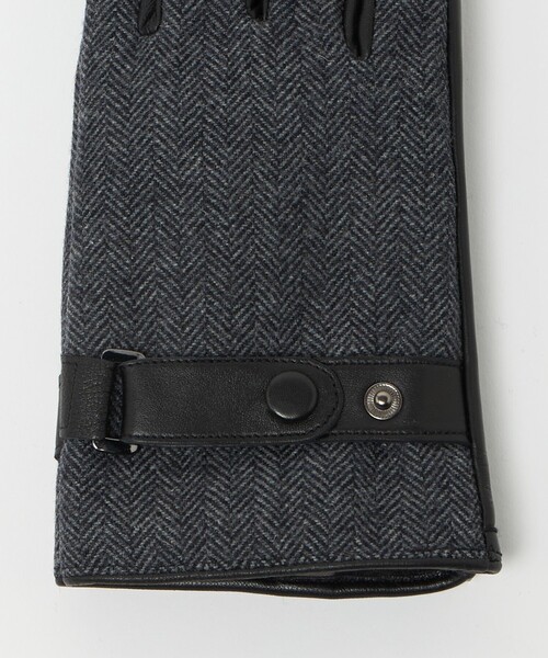 A DAY IN THE LIFE 手袋 ヘリンボーン シープレザー グローブ「A DAY