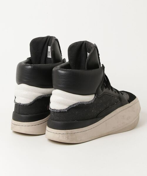 ブラック ハイカット シューズ US5Yohji、Y3正規品 Y-3 「Y-3」 ハイカットスニーカー 29.0cm ブラック×ホワイト メンズ