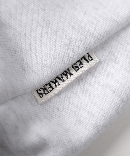 トレーナー スウェット 「72」「PLES」チェックロゴ アップリケ