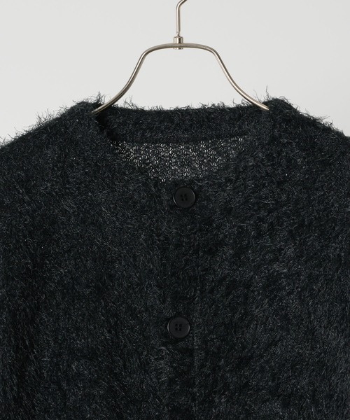 「FEKETE」 ニットカーディガン MEDIUM ベージュ レディース_画像5