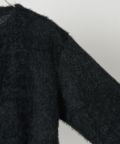 「FEKETE」 ニットカーディガン MEDIUM ベージュ レディース_画像6