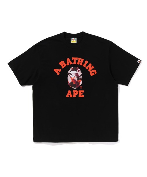APE Tシャツ A BATHING APE（アベイシングエイプ） tシャツ OVERALL PRINT RELAXED