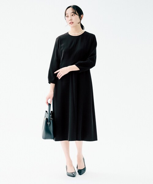 UNTITLED（アンタイトル） ワンピース 「洗える/ストレッチ性