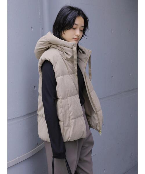 「AMERICAN HOLIC」 ベスト M ベージュ レディース_画像3