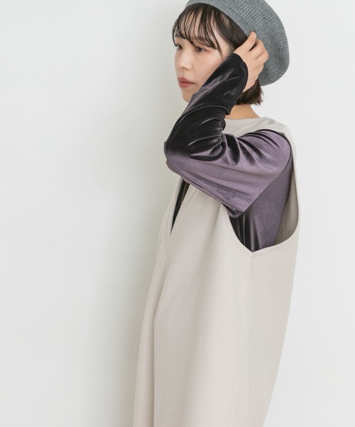 「UR Lab.」 長袖カットソー FREE ブルー レディース_画像8