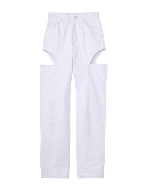 ジーンズ JOHN LAWRENCE SULLIVAN WASHED DENIM HOLLOWED OUT PANTS (JLSW-49)_1