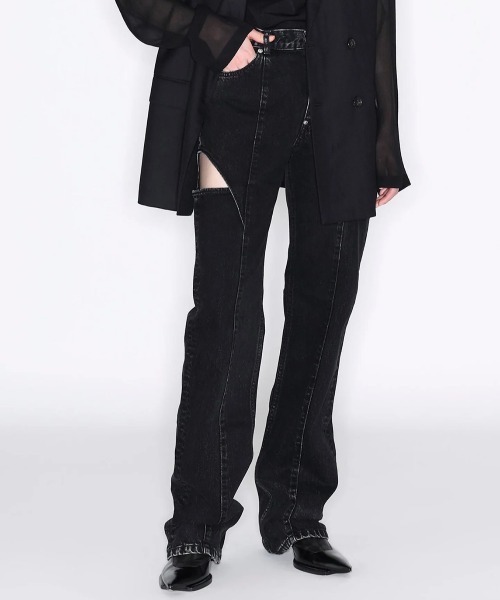 John Lawrence Sullivan デニム 黒 / M JOHN LAWRENCE SULLIVAN（ジョン ローレンス サリバン） JOHN LAWRENCE