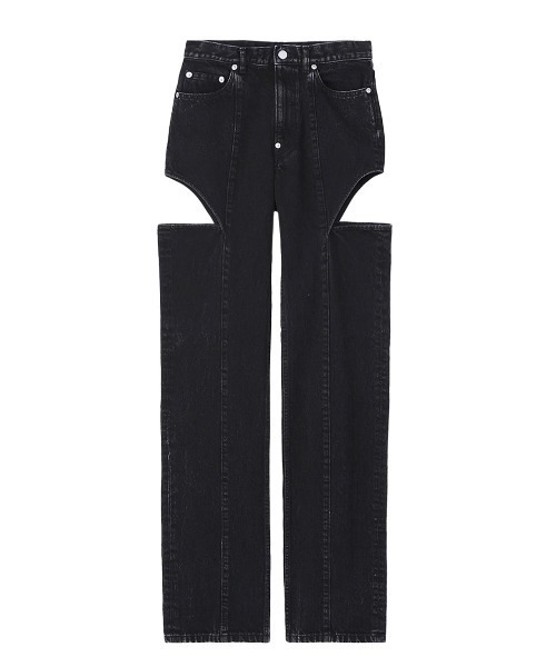 ジーンズ JOHN LAWRENCE SULLIVAN WASHED DENIM HOLLOWED OUT PANTS (JLSW-49)_5