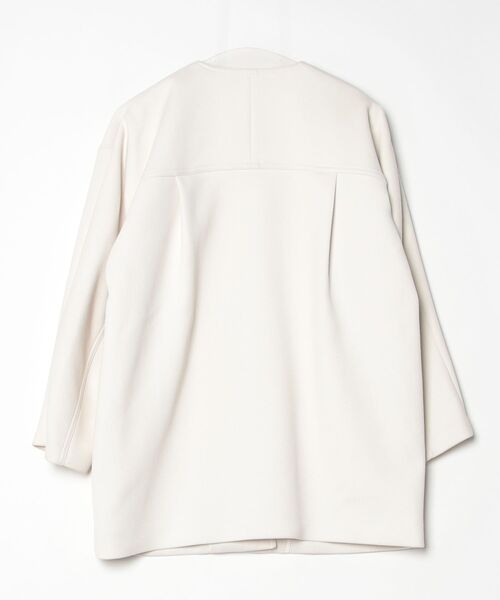 UNITED ARROWS（ユナイテッドアローズ） ノーカラーコート 36 ホワイト