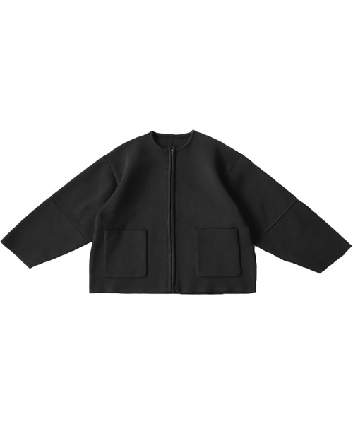 「antiqua」 ニットカーディガン FREE 杢グレー レディース_画像3