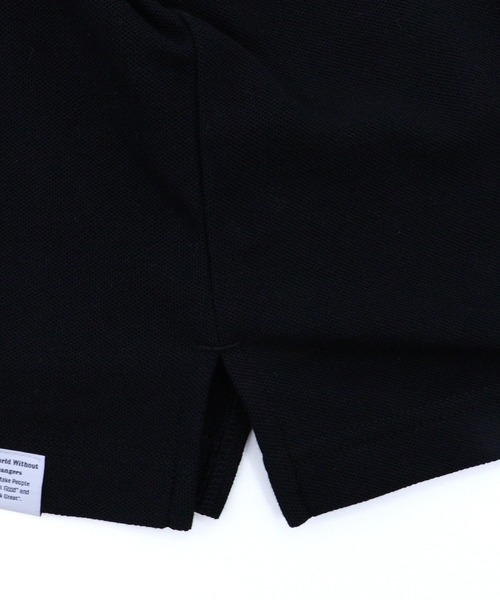 「GIORDANO」 長袖ポロシャツ SMALL ネイビー メンズ_画像9