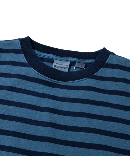 「go slow caravan」 長袖Tシャツ MEDIUM ブルー メンズ_画像4