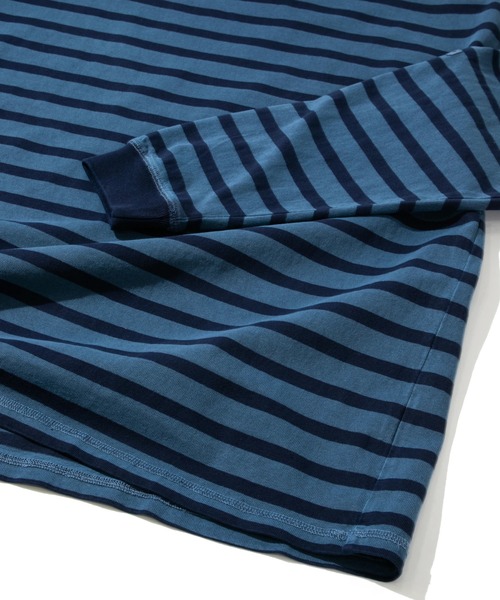 「go slow caravan」 長袖Tシャツ MEDIUM ブルー メンズ_画像7