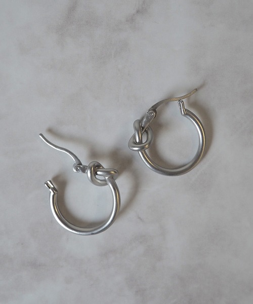 Loud Style Design LDP-004 ピアス 両耳 925 SBG by 7JEWELRY ピアス インフルエンサー つぐ吉 × SBG ノットフープ