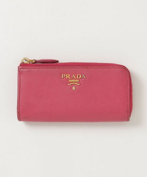 PRADA（プラダ） サフィアーノ キーケース - ピンク レディース