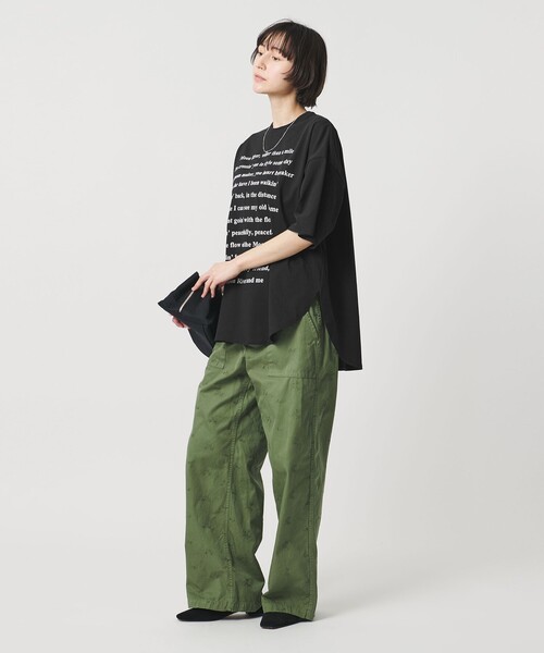 SACRA（サクラ） tシャツ 「SACRA」メッセージ Tシャツ レディース