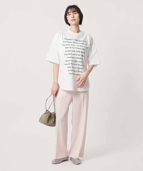 SACRA（サクラ） tシャツ 「SACRA」メッセージ Tシャツ レディース
